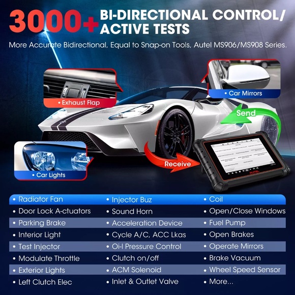 Autel MaxiPRO MP900 Full System Car Coding Diagnostic Bidirectional Scanner - Picture 11 of 12